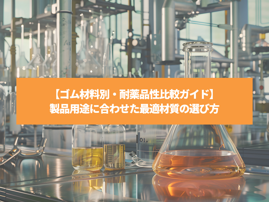 【ゴムの耐薬品性】製品用途に合わせた最適材質の選び方