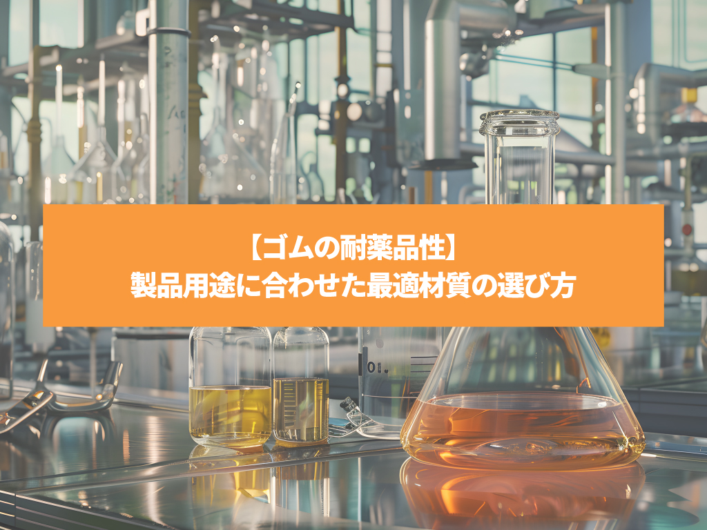 【ゴムの耐薬品性】製品用途に合わせた最適材質の選び方
